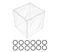 Xolsurg Enclosed Grinding Dust Box Transparent Acrylic Dust Hood Dust Cage Engraving Polishing for Workshop Studio