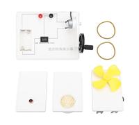 Xolsurg Energy Conversion Science Kit PVC Educational Experimental Kit Wind Light Mechanical Energy for Kids School Physics