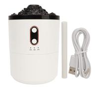 Xolsurg Flame Humidifier Aromatherapy Essential Oil Diffuser 450ml Jellyfish Mist Volcano Flame Diffuser USB Auto Shut Off for Home Bedroom Office