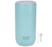 Xolsurg Mini Portable USB Powered Nano Humidifier Diffuser 7 Colors Light Timing Power Off for Home Office Travel (Blue)