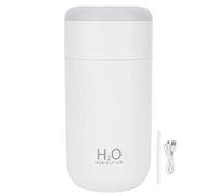 Xolsurg Mini Portable USB Powered Nano Humidifier Diffuser 7 Colors Light Timing Power Off for Home Office Travel (White)