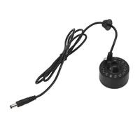 Xolsurg Mist Maker 12LED Beads Colorful DC 5V Interface Ultrasound Water Fountain Fogger Pond Halloween Party
