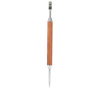 Xolsurg Stainless Steel Latte Art Pen with Wood Handle Coffee Decorating Tool for Baristas