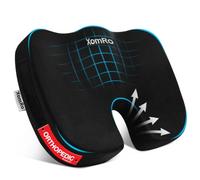 XomRo Ergonomic Memory Foam Seat Orthopedic Coccyx Cushion Chair Tailbone Pain Relief Sciatica Back Hip Support Office Chair Car Gaming Wheelchair MEDIUM FIRM (Body Weight: 60~120kg)