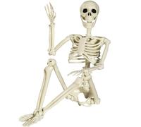 XONOR Halloween Skeleton Full Body Posable Joints , 3ft Human Skeleton Decorations for Party Haunted House Supplies (1pc)
