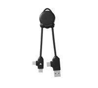 Xoopar 4 in 1 Multi USB Cable - Octomini (Black)