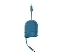 Xoopar Retractable Charging Cable 1m 60W Multi USB - Ice-R (Blue)
