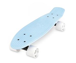 Xootz 22 Inch PP Cruiser Pastel Pink - Kids Mini Skateboard with PP Deck, Beginner Friendly, Compact Skateboard
