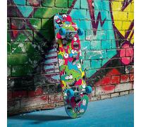 Xootz 31 Inch Chompers Complete Beginners Double Kick Skateboard