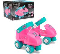 Xootz Beginner Trainer Skates, My First 4 Wheel Quad Roller Skates Xootz Multicolor