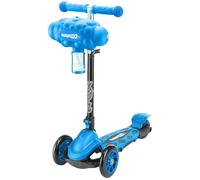 Xootz Kids Bubble Go Foldable Scooter, 3 Wheel Tri-Scooter with Bubble Machine, Tilt-and-Turn, Age 3+, Blue