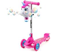 XOOTZ Bubble Go Unicorn Tri-Scooter - Pink & Blue, Blue,Pink