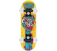 Xootz Childs Mini Skateboard - 17 Inch (Yellow Eyeballs)