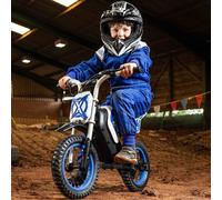 Cobolt Kids Electric Motorbike, 150W Motor 8/16 km/h Speed Modes, 14.4V Lithium Battery, Handbrake, Padded Seat and Mudguard, Motorcycle Gift For Kids Age 6+