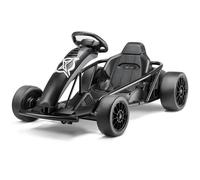 Xootz Comet Electric Go Kart, Kids Ride-On Racing Go Kart, 2 Speed with Drift Mode and Reversing, Steering Wheel, and Pedals, 2 x 12V Rechargeable Batteries, Custom, Black