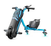 Xootz Cyclone Electric Power Drift Trike, 3 Wheel Go Kart with 360 Light Up Rear Castor Wheels
