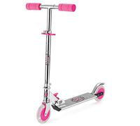 Xootz Light Up LED Scooter, Folding with Adjustable Handle Bars for Boys and Girls, Pink