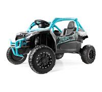 Xootz Kawasaki KRX 1000 Kids Ride-On Car 12V - Electric Off-Road Buggy with Remote Control, 2 Motors, LED Lights, Blue Ride On Toy for Ages 3+
