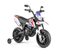 Xootz Kids Aprilia Ride-On Motorbike | Officially Licensed Battery Powered Motorcycle with Stabilisers, Electric Ride-On Toy, 3+, White