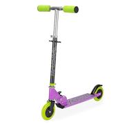 Xootz Kid's Atom Folding Kick Scooter with Adjustable Handlebars, Purple, 80.5 x 65 x 9.5 cm
