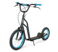 Xootz Kids BMX Scooter Blue 2 Wheel Stunt Ride On Bike Style Outdoor Toy Ages 6+