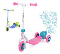 Xootz 3 Wheel Tri Scooter with Bubble Machine in Pink & White