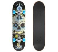 Xootz Kids Complete Beginners Double Kick Trick Skateboard Maple Deck - 31 x 8 I