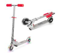 Xootz Kids Light Up Folding Scooter with Adjustable Handle Bars and LED Wheels