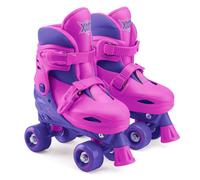 Xootz Kids Quad Skates, Beginner Adjustable Roller Skates Girls, Purple