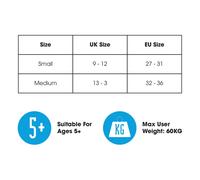Xootz Kids Quad Skates, Beginner Adjustable Roller Skates Boys, Blue/Black