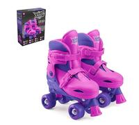 Xootz Kids Quad Skates, Beginner Adjustable Roller Skates Girls, Purple