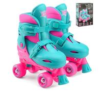 Xootz Kids Roller Skates, Adjustable Quad Skates