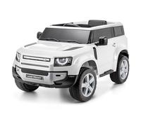 Xootz Land Rover Defender Electric Ride-On Car Battery Powered Car, White