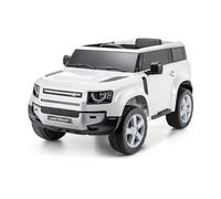 Xootz Land Rover Defender Electric Ride-On Car Battery Powered Kids Toy with Music, Lights and Opening Boot, Ages 2+, White