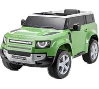 Xootz Land Rover Defender Electric Ride-On Car Battery Powered Kids Toy with Music, Lights and Opening Boot, Ages 2+, Green