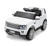Xootz Land Rover Discovery 12V Electric Ride-On, Kids Ride-On Car, Built in Radio, MP3 Player and AUX input, Foot Pedal and Gears, White