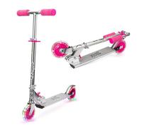 Xootz LED Scooter, Folding with Adjustable Handle Bars for Kids, Girls and Boys, Multiple Colours