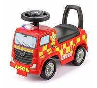 Xootz Mercedes-Benz Fire Engine Foot to Floor Ride On, Kids Manual Ride On Car with Lights and Horn, Official Licensed Mercedes Truck for Kids Ages 18 Months Plus