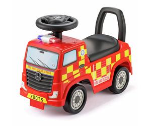 Xootz Mercedes-Benz Fire Engine Foot to Floor Ride On