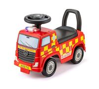 Xootz Mercedes-Benz Fire Engine Foot to Floor Ride On, Kids Manual Ride On Car with Lights and Horn, Official Licensed Mercedes Truck for Kids Ages 18 Months Plus