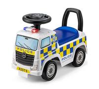 Xootz Mercedes Benz Police Foot to Floor Ride On, Officially Licensed Kids Ride On Car with Flashing Lights and Horn, Manual Ride On for Ages 18 Months+