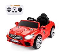 Xootz Mercedes- Benz SL 6v Ride On Car for Kids, Licensed Electric Car with Remote Control, Working Headlights and Opening Doors for Ages 3+ Red