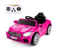 Xootz Mercedes- Benz SL 6v Ride On Car for Kids, Licensed Electric Car with Remote Control, Working Headlights and Opening Doors for Ages 3+ Pink