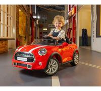 Xootz Mini Cooper Red Convertible Electric Ride On Car Battery Remote Controls