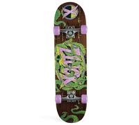 Xootz Kids Complete Beginners Double Kick Trick Skateboard Maple Deck - 31 x 8 Inches,Tentacles,TY5760