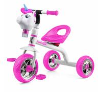 Xootz Bubble Go Unicorn Trike, Kids Trike for 3-year-old, Detachable Bubble Machine, Easy Clip Assembly - White