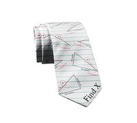 Xoovtka Find X Tie Funny Ties Math Teacher Tie Mens Novelty Neckties Nerdy Ties for Guys