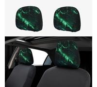 XOPEKVLAWM 1 PCS Car Headrest Covers Soft Breathable Cars Head Rest Cover Protector Glow in The Dark Headrest Covers Personalized Car Seat Head Rest Cover for SUV Sedan Trucks Cars Accessories