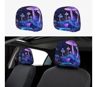 XOPEKVLAWM 1 PCS Car Headrest Covers Soft Breathable Cars Head Rest Cover Protector Glow in The Dark Headrest Covers Personalized Car Seat Head Rest Cover for SUV Sedan Trucks Cars Accessories
