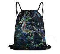 XOPEKVLAWM Drawstring Backpack Gym Bag Floating in The Ocean Backpack Cinch Tote Drawstring Bags for Sports String Bag
